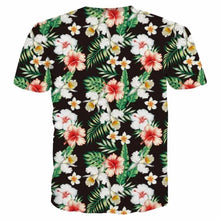 BLACK FLORAL T-SHIRT