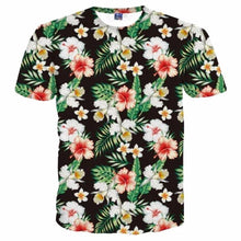 BLACK FLORAL T-SHIRT
