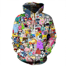 CARTOON UNISEX HOODIE