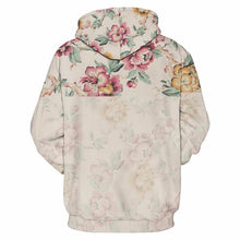 FLORAL PRINT UNISEX HOODIE