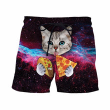 PIZZA BURRITO CAT SHORTS