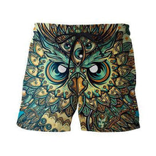 PSYCHEDELIC OWL SHORTS
