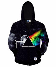 RAINBOW REFRACTION UNISEX HOODIE