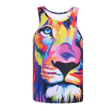 WATERCOLOR LION UNISEX TANK