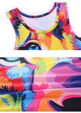 WATERCOLOR LION UNISEX TANK