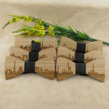 WOOD SKYLINE BOWTIE