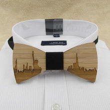 WOOD SKYLINE BOWTIE