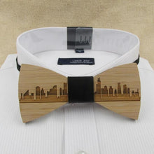 WOOD SKYLINE BOWTIE