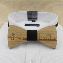 WOOD SKYLINE BOWTIE