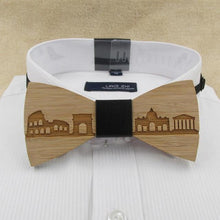 WOOD SKYLINE BOWTIE