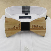 WOOD SKYLINE BOWTIE